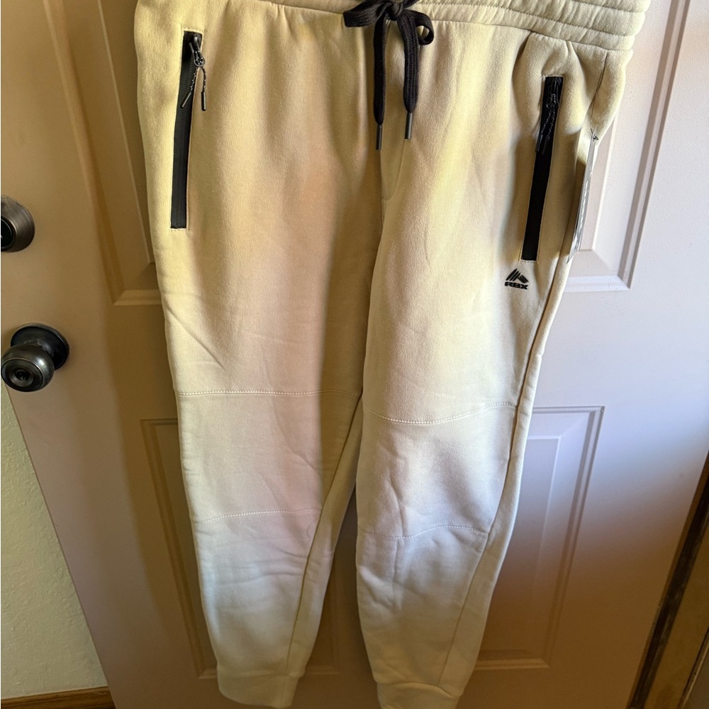 RBX Beige Joggers with Black Detail